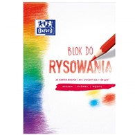 Blok Rysunkowy A4 20k 120g Biały 400093195 Oxford