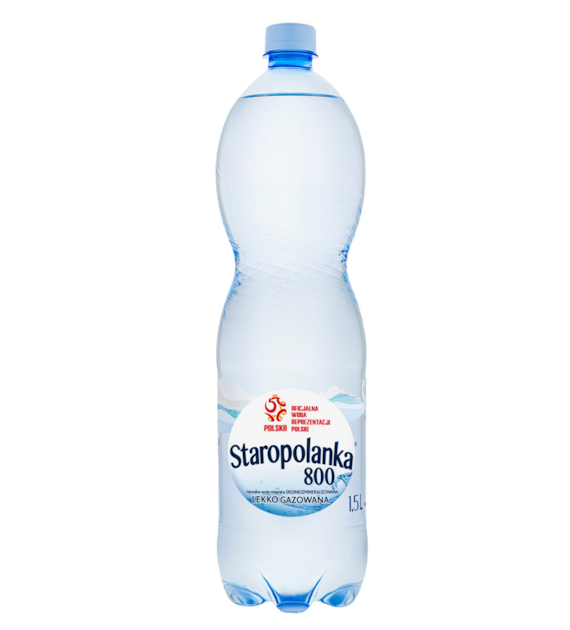 Woda Staropolanka Lekko Gazowana 1,5l kaucja