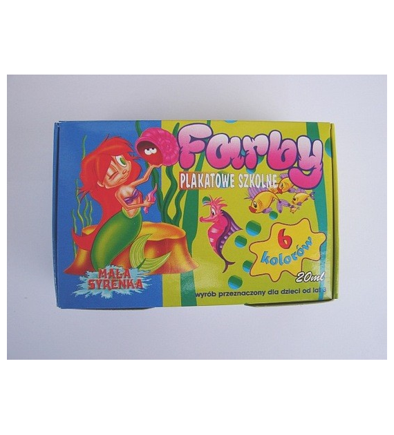 Farby Plakatowe 8kol 20 ml Mona
