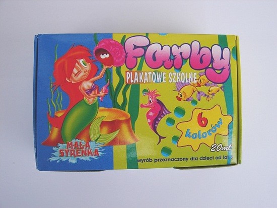 Farby Plakatowe 8kol 20 ml Mona