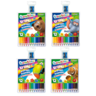 Kredki Ołówkowe 12 kol Grube 000294 Bambino