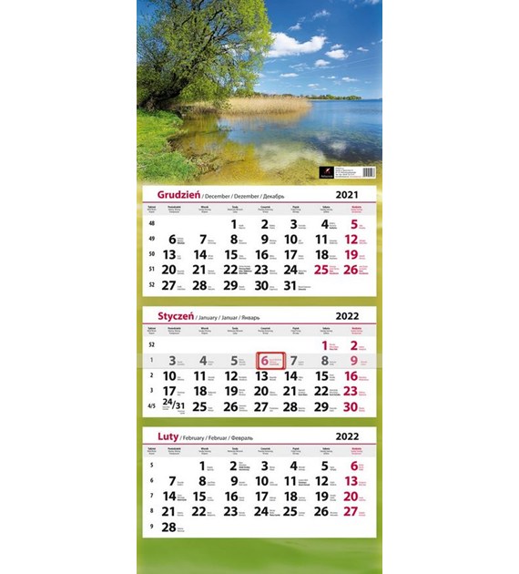 Kalendarz Trójdzielny 2026 Artsezon