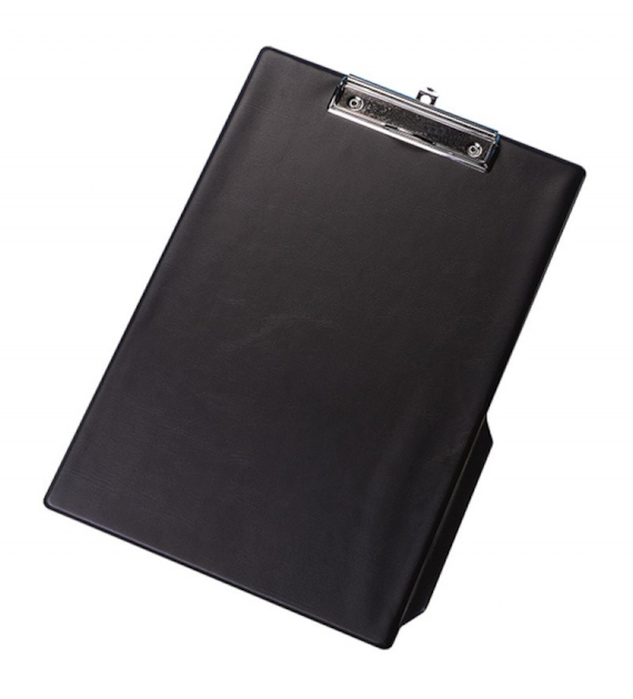 Deska Z Klipem A4 PVC Czarna  KF01296 Q-connect