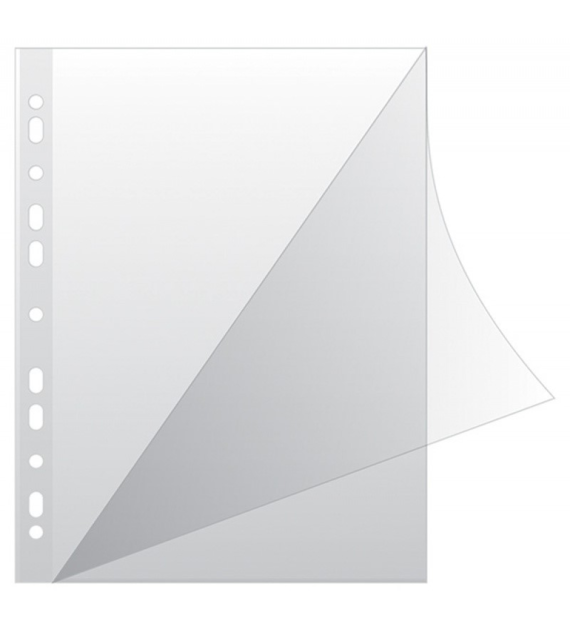 Koszulka Na Dokumenty PP A4  L  z Europerforacją Transparentna 100mic 230mmx305mm opak 100szt KF18045 Q-Connect