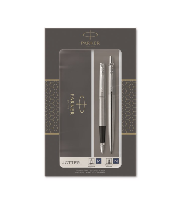 Zestaw Parker Jotter SS CT BP FP Pióro wieczne + Długopis 2093258