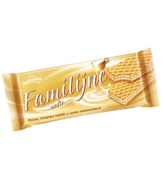 Wafle Familijne Jutrzenka 180g Śmietankowe