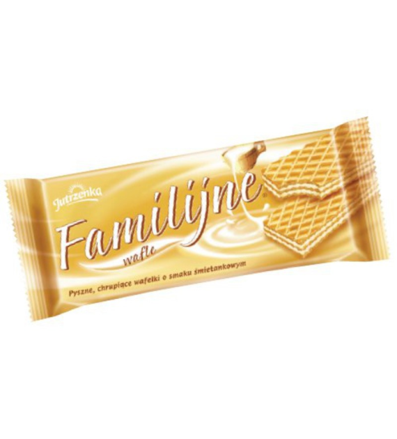 Wafle Familijne Jutrzenka 180g Śmietankowe