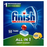 Finish Tabletki Do Zmywarek  All In Essential 1 opk.50 szt. Lemon