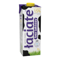 Mleko Łaciate Bez Laktozy 1,5% 1l