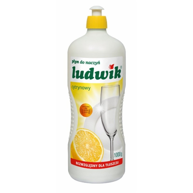 Płyn Do Mycia Naczyń Ludwik 900ml Cytrynowy