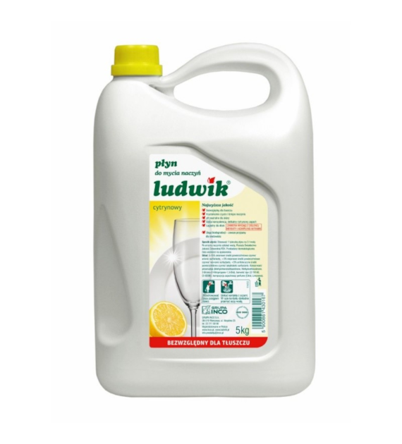 Płyn Do Mycia Naczyń Ludwik 5L Cytryna