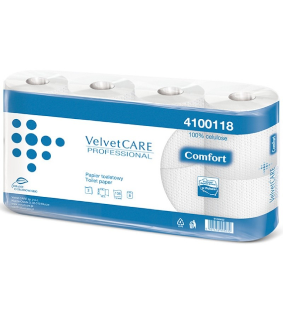Papier Toaletowy Velvet 2-Warstwowy Care Professional opak 8szt