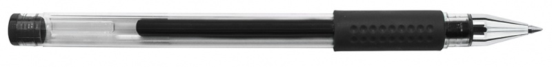 Długopis Ze Skuwką Żelowy Donau Z Wodoodpornym Tuszem 0,5 mm. Czarny 7342001PL-01