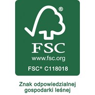 Pudełko Na Czasopisma Lakierowane Kartonowe czerwone 80Mm 7649201-04FSC