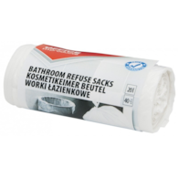 Worki Na śmieci 20L Białe HDPE 40szt 22025169-14 Office Products