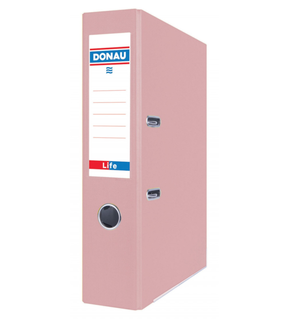 Segregator Donau Life A4 7,5 cm. Różowy Pastelowy Lakierowany 3966001PL-30