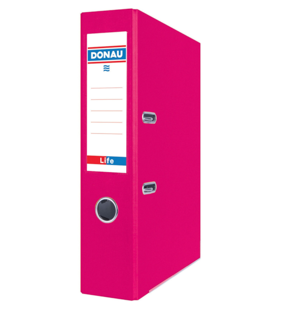 Segregator Donau Life A4 7,5 cm. Różowy Neonowy Lakierowany 3969001PL-30