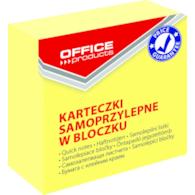 Bloczek Samoprzylepny 50x50mm 400k żółty Pastel 14048411-06 Office Product