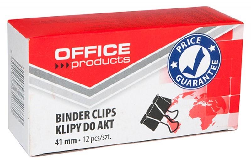 Klipy Do Akt 41mm opak 12szt 18094119-05  Office Products