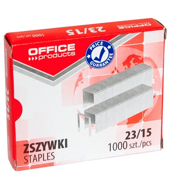 Zszywki 23/15 opk 1000szt. 18072359-19  Office Products