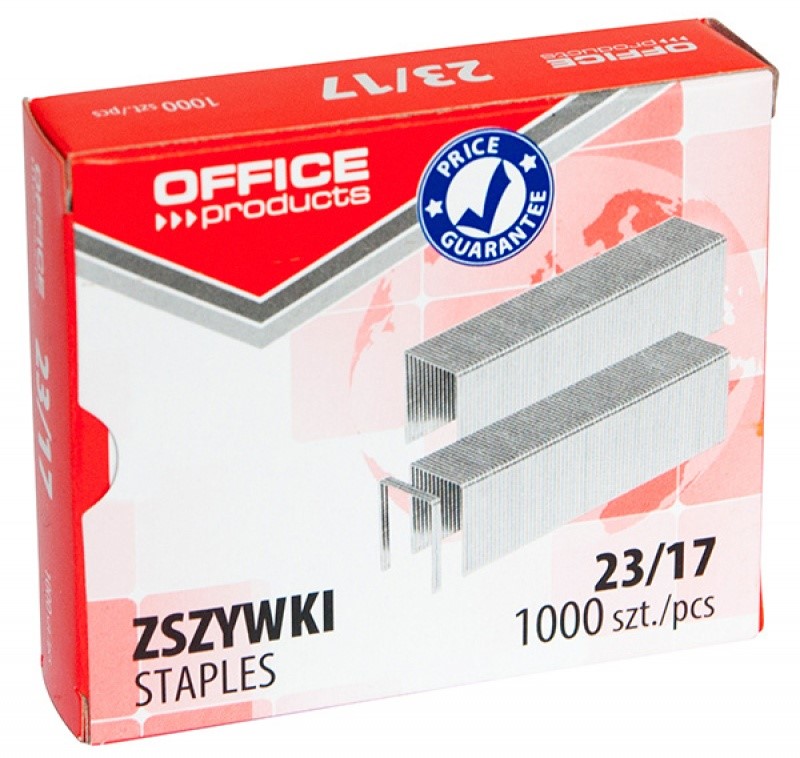 Zszywki 23/17 Opk. 1000szt.18072369-19 Office