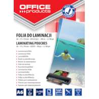 Folia Do Laminowania A6 111x154 100mic opk 100szt Błyszcząca 20325025-90 Office Products