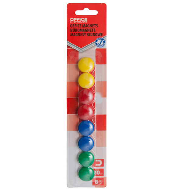 Magnesy 20mm 8szt 20132219-99 Office
