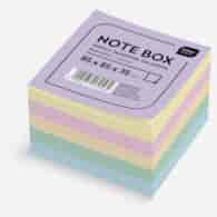Kostka kolor klejona 85x85x35 Interdruk 170569