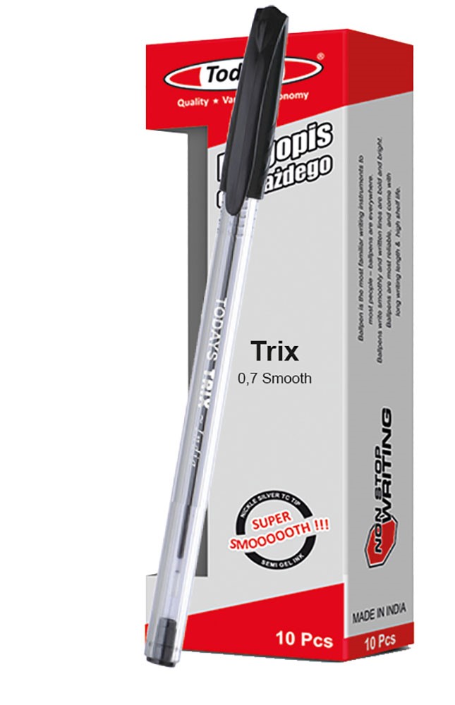 Długopis Today's Trix 0,7mm Czarny