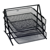 Zestaw 3 Szuflad Metalowych Czarny GR-069 120-1117 Grand