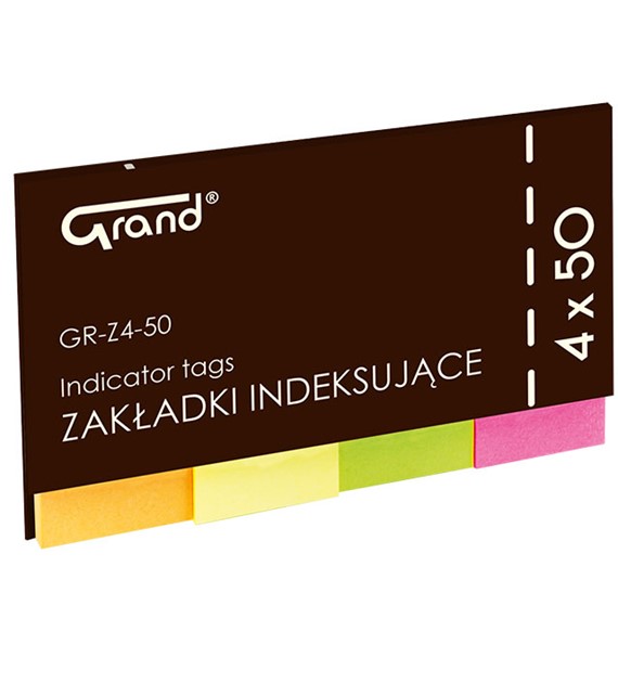 Zakładki Indeksujące Papierowe 20x50mm GR-Z4-50 Grand