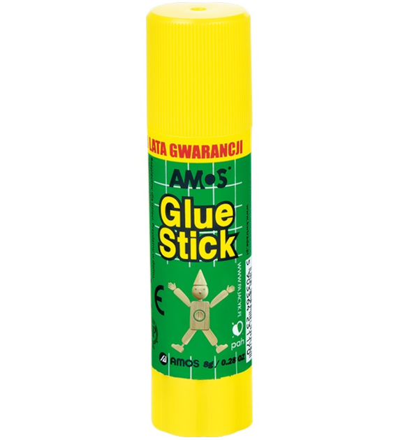 Klej W Sztyfcie 8g Amos opk. 30 szt