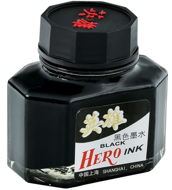 Atrament Do Piór HERO Czarny 244354