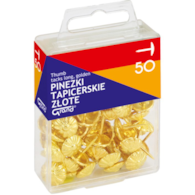 Pinezki Tapicerskie opk 50 Szt Złote 110-1482 Grand