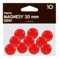 Magnesy 20mm  Czerwone opak 10szt 130-1688 Grand