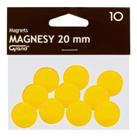 Magnesy 20mm Żółty opak10szt 130-1619 Grand