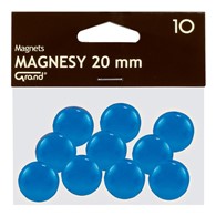 Magnesy 20mm  Niebieski opak 10szt 130-1690 Grand