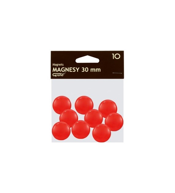 Magnesy 30mm Czerwony 130-1695 Grand