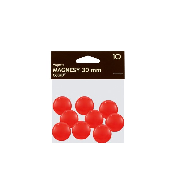 Magnesy 30mm Czerwony 130-1695 Grand