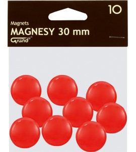 Magnesy 30mm Czerwony 130-1695 Grand
