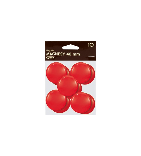 Magnes 40mm Grand Czerwone 130-1701