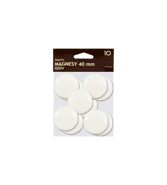 Magnes 40mm Grand Biały 130-1699