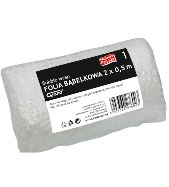 Folia Bąbelkowa 50cm x 2m 130-1793 KW Trade