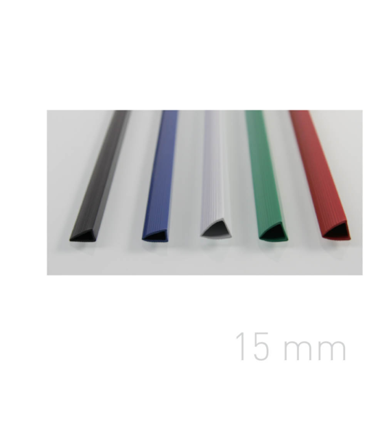 Listwy Wsuwane 15mm A4 Czarne opk 50 szt Opus