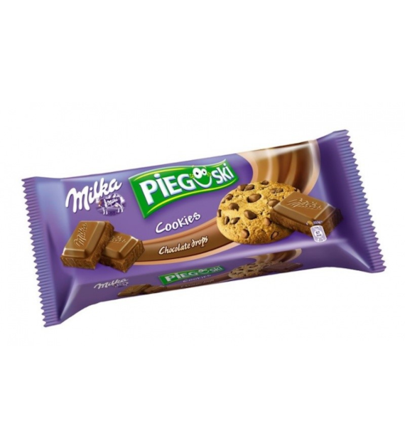 .Ciastka Pieguski z Czekoladą Milka