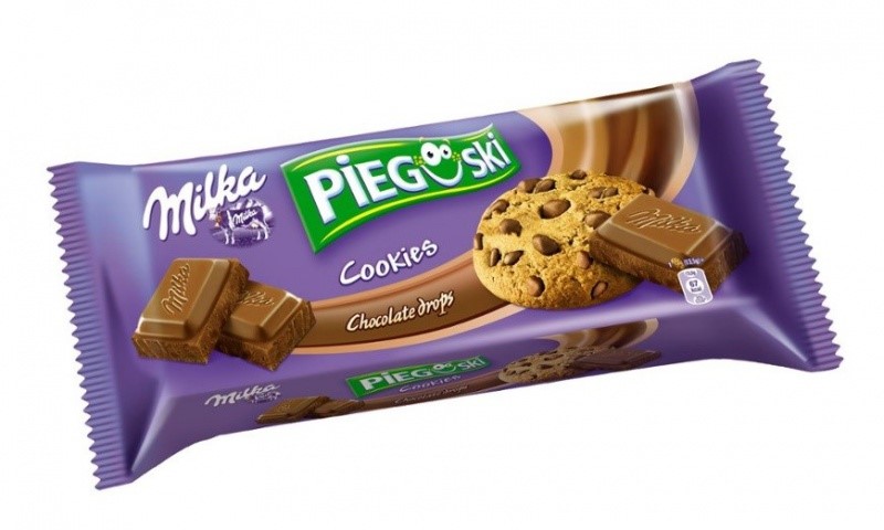 .Ciastka Pieguski z Czekoladą Milka