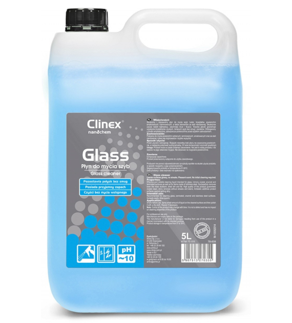 Płyn Do Szyb Glass Clinex 5l