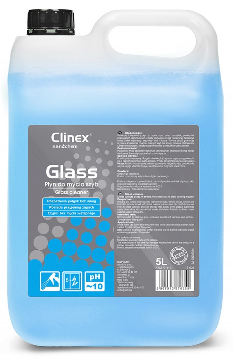 Płyn Do Szyb Glass Clinex 5l