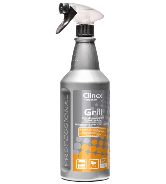 Preparat Do Usuwania Przypaleń,Zapieczonego Tłuszczu Clinex Grill 1l