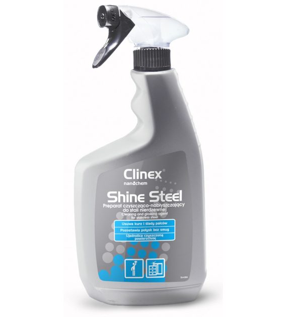 Płyn Do Czyszczenia I Konserwacji Powierzchni Ze Stali Szlach. Clinex 650ml CL77628